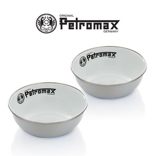 페트로막스 에나멜 보울 캠핑용 그릇(2개입)- 화이트_600ml (PM-PX-BOWL-W)