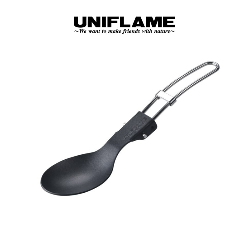 유니프레임 FD 티타늄 접이식 스푼 (블랙) (667989)