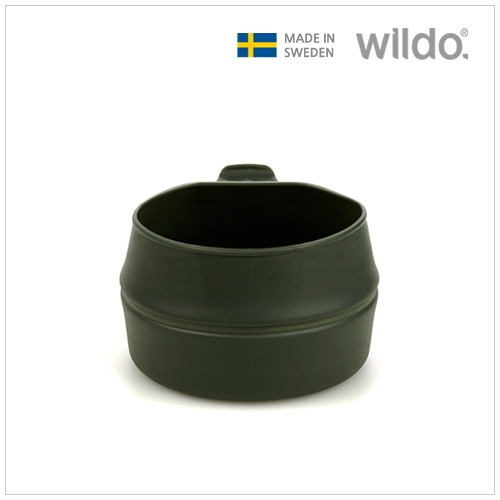 윌도 캠핑용 접이식 컵 [폴더컵] _올리브 (WD-10014)